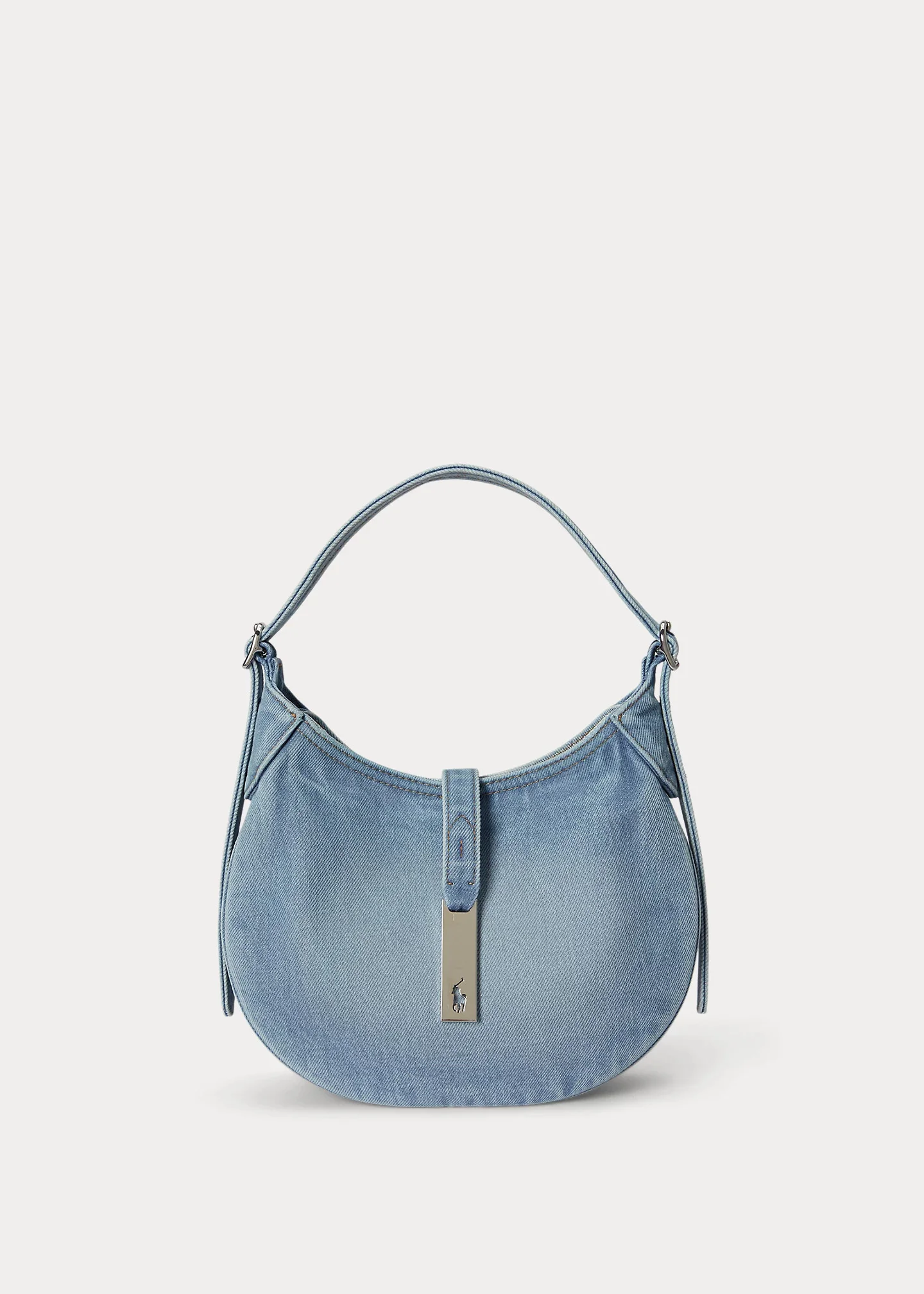 Polo ID Denim Small Shoulder Bag - 1
