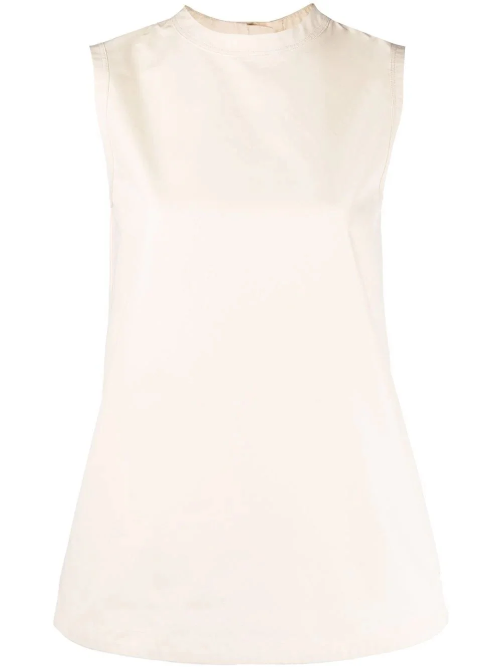 sleeveless cotton top - 1