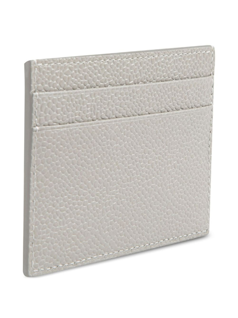 Thom Browne grosgrain-tab leather cardholder outlook