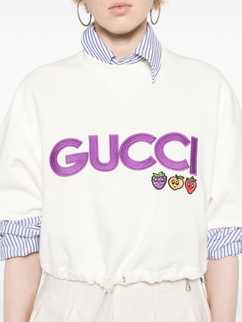 embroidered-logo jersey T-shirt - 5