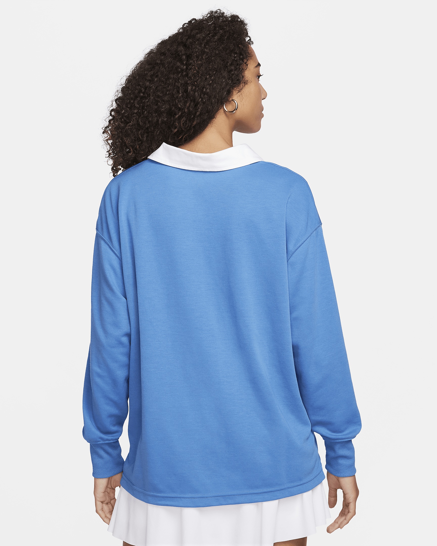 Women's Nike Sportswear Essential Oversized Long-Sleeve Polo - 2