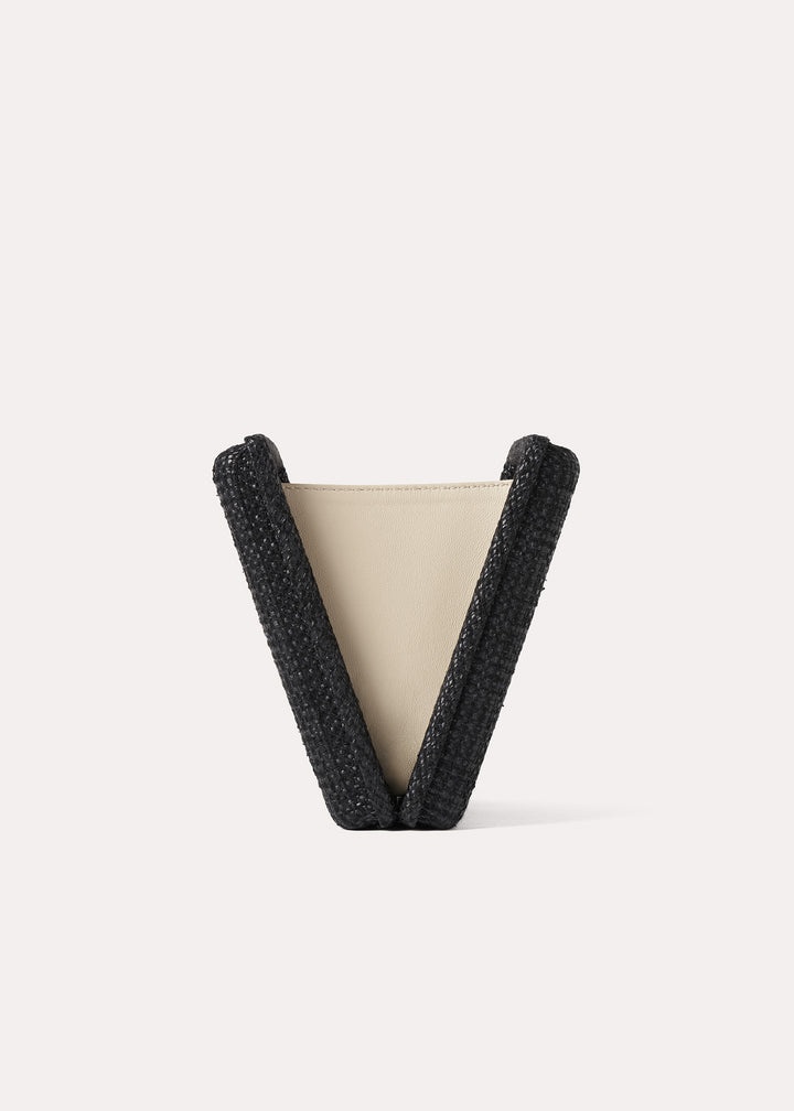 Raffia clutch black - 6