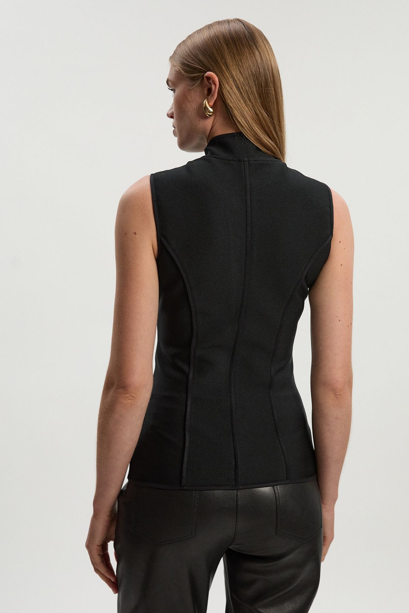 Figure Form Bandage Sleeveless Knit Top 5