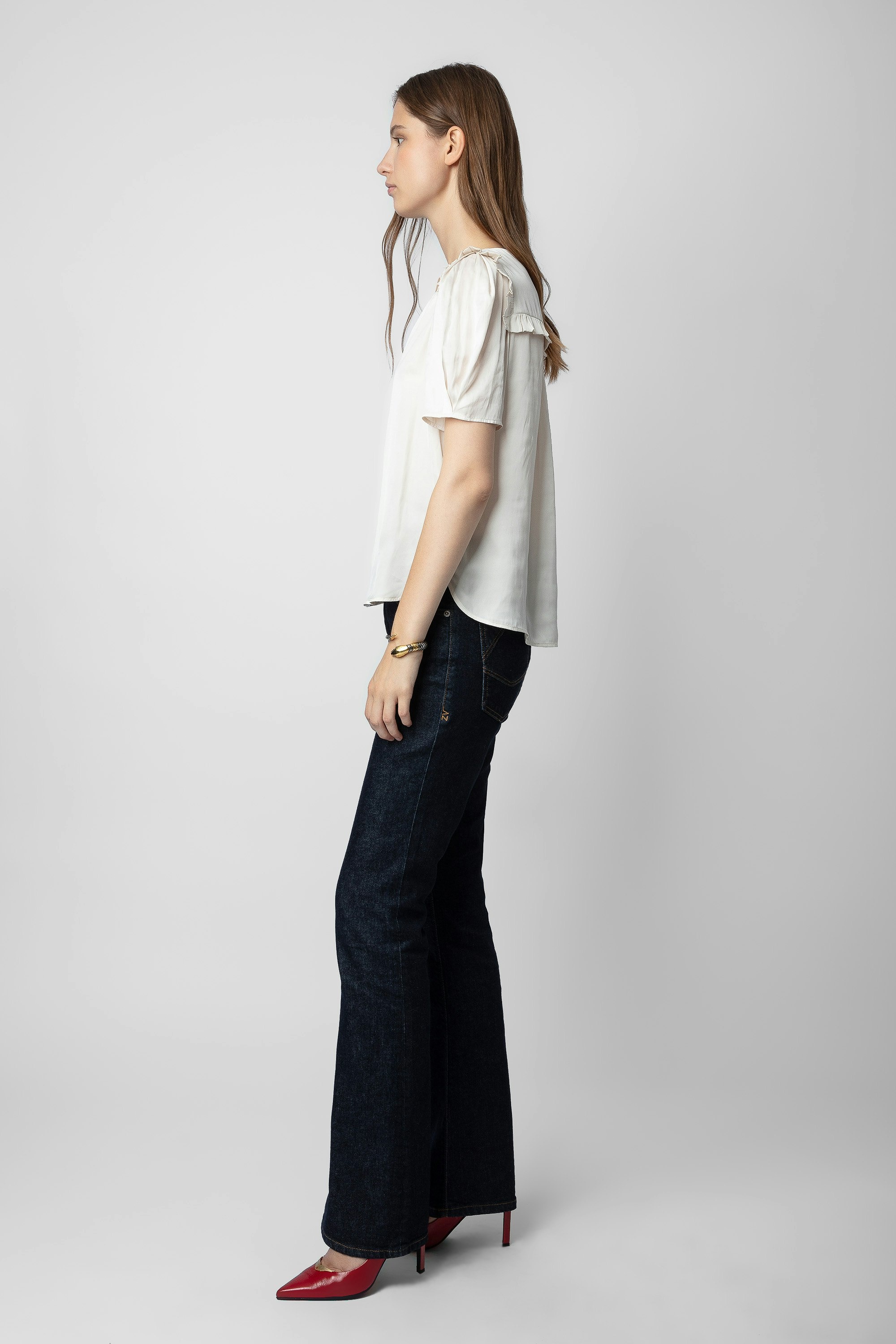 Twity Satin Blouse - 4