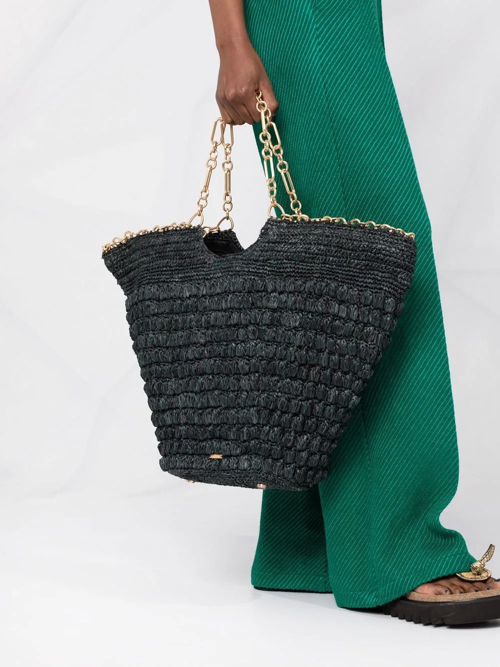 Samira woven tote bag - 3