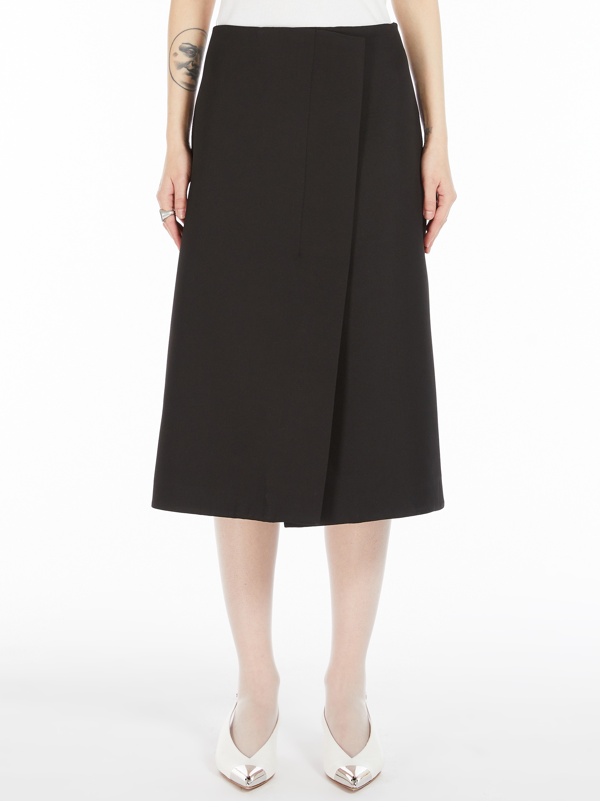 BIADA Flared wrap skirt - 3