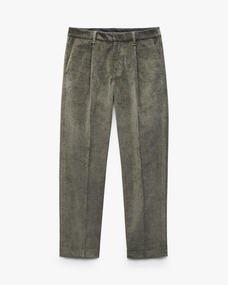 Evan Pleated Corduroy Trousers 1