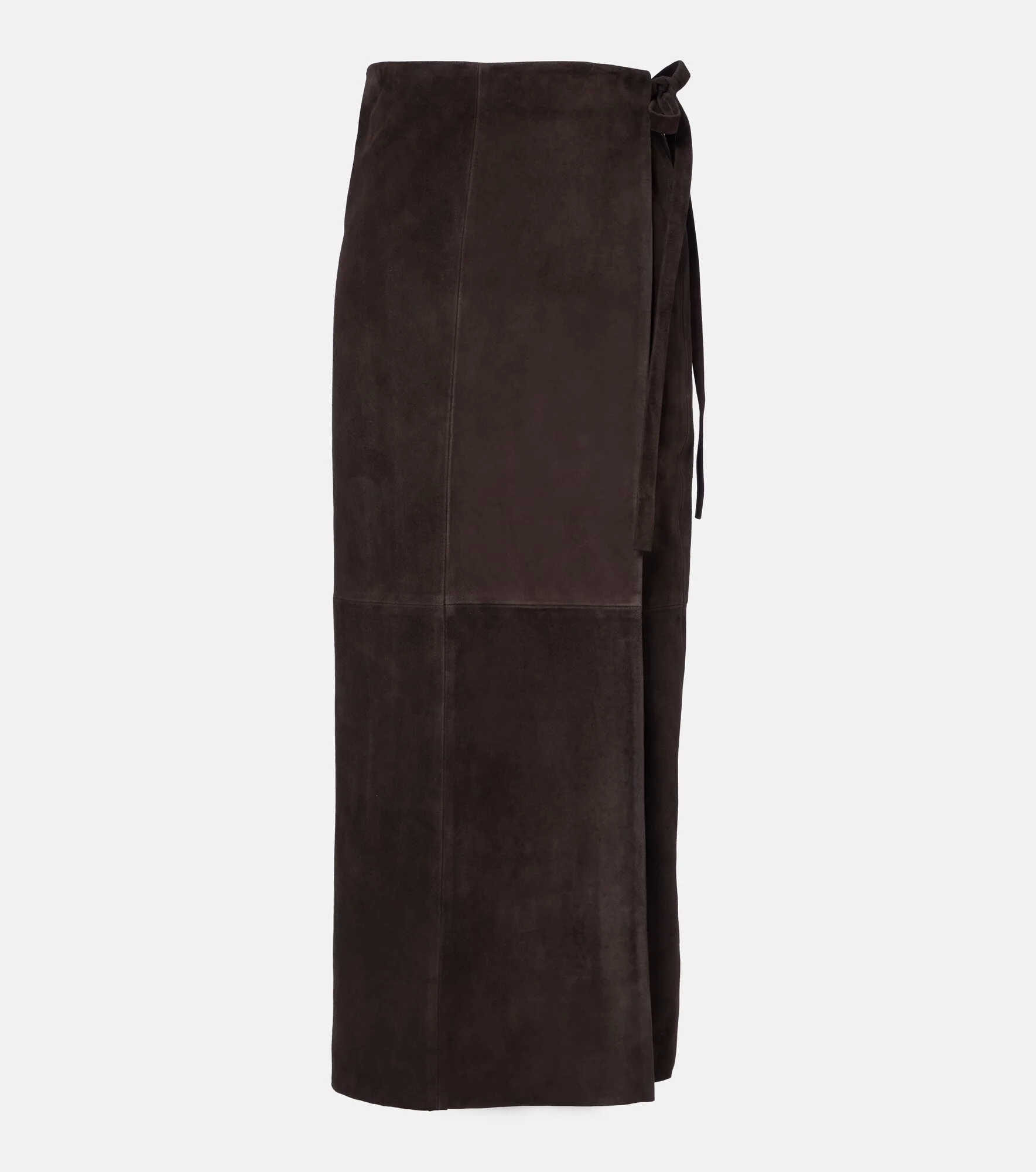 Suede wrap skirt - 1