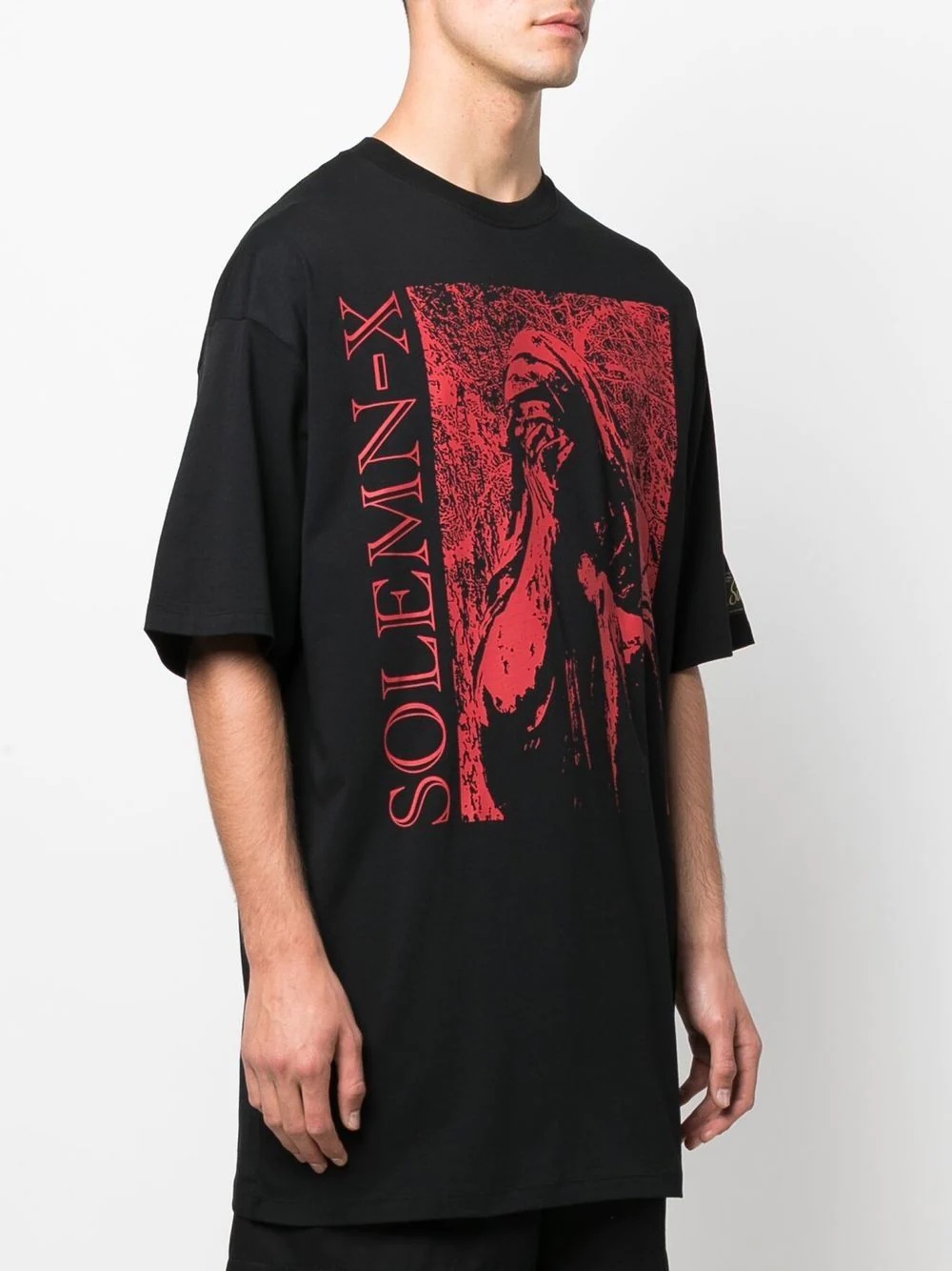 Raf Simons Solemn-X graphic-print T-shirt | REVERSIBLE