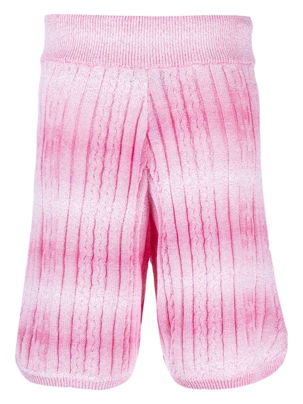 knitted degradé bermuda shorts - 2