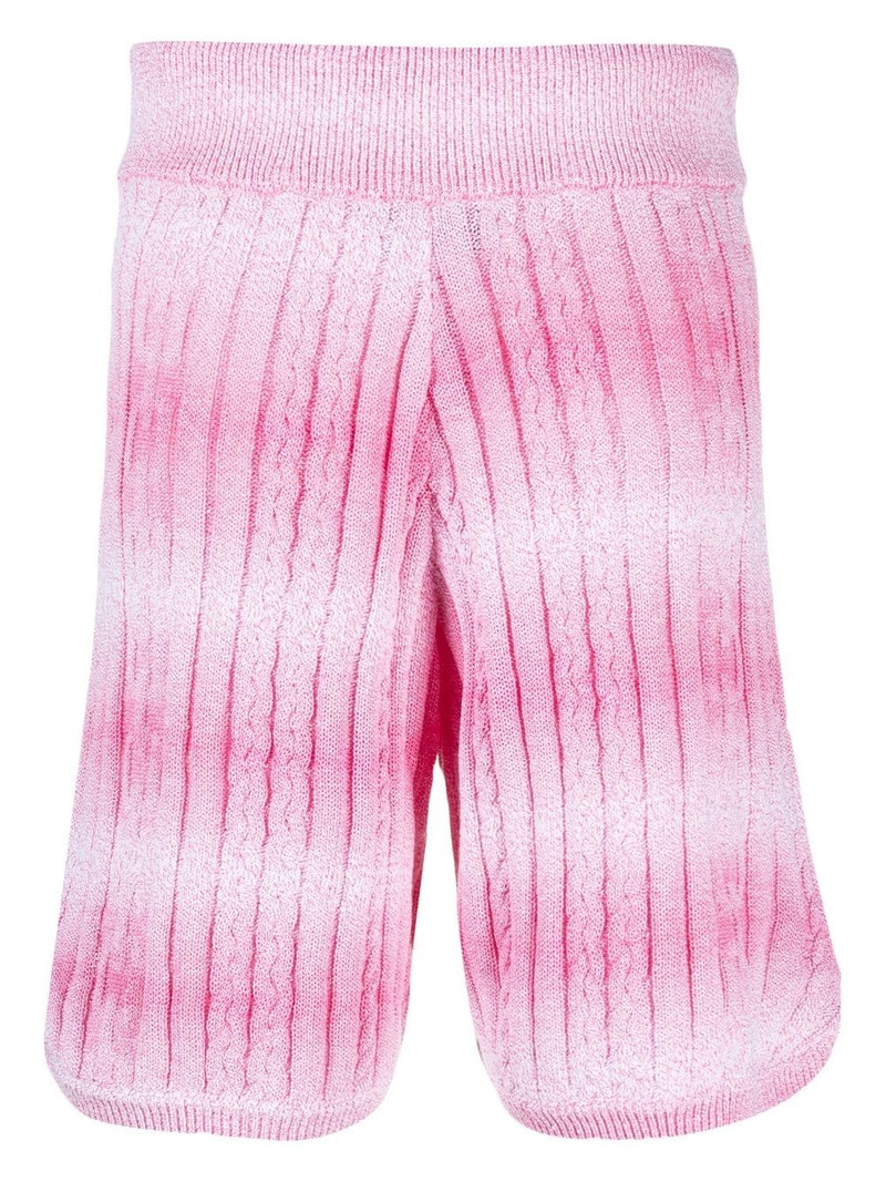 GCDS knitted degradé bermuda shorts outlook