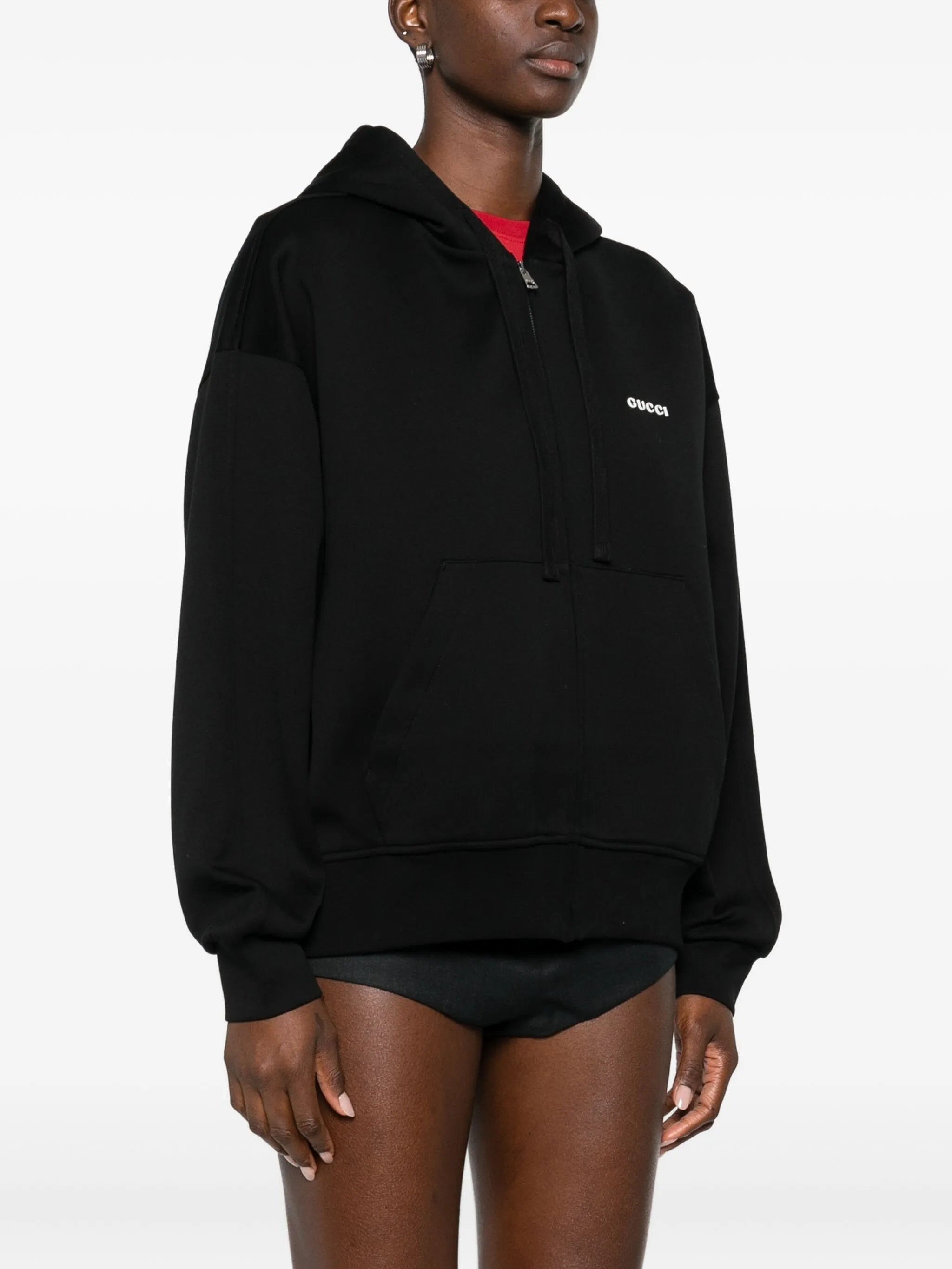 Gucci Cotton Zip-up Hoodie - 3