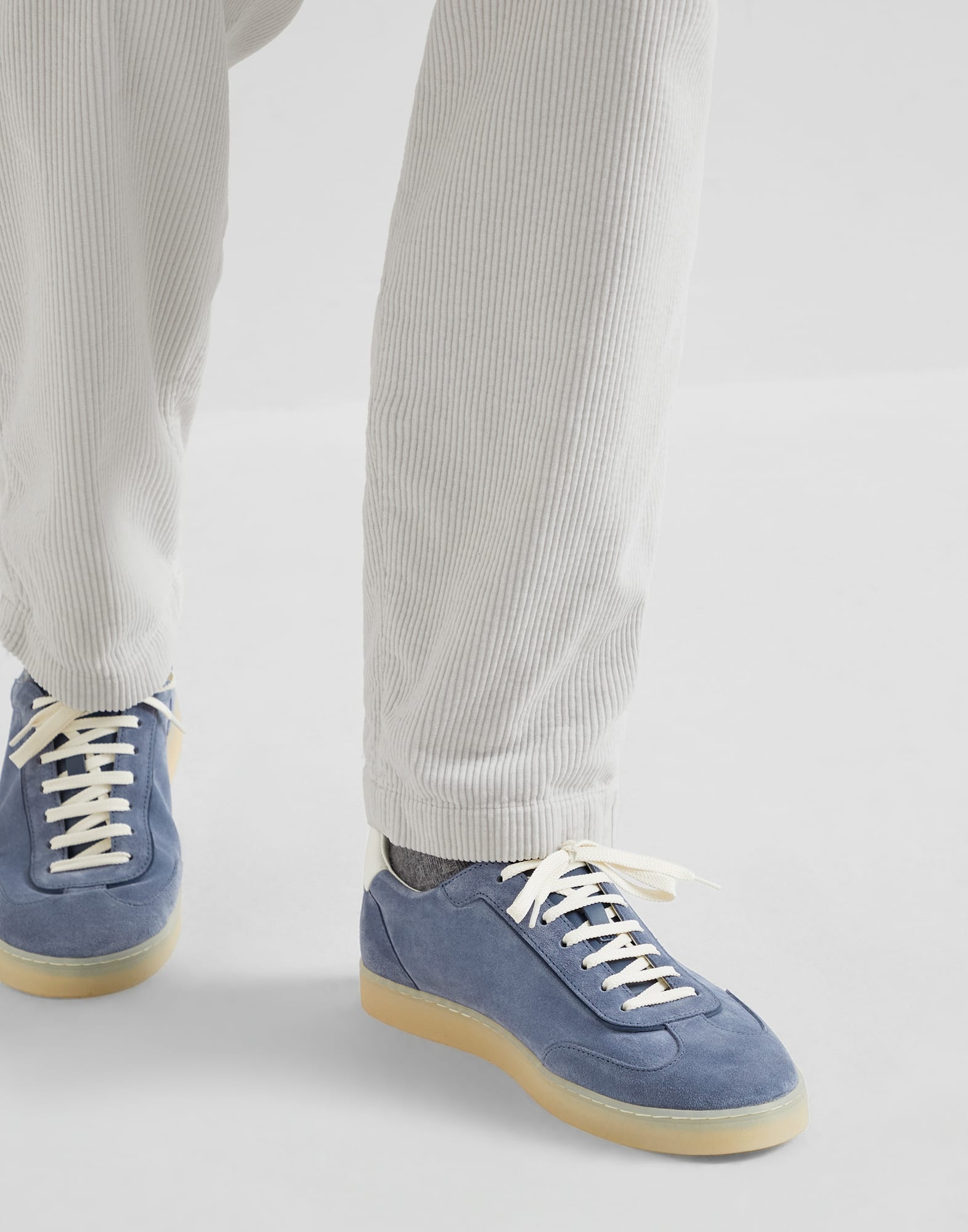 Washed suede sneakers - 4