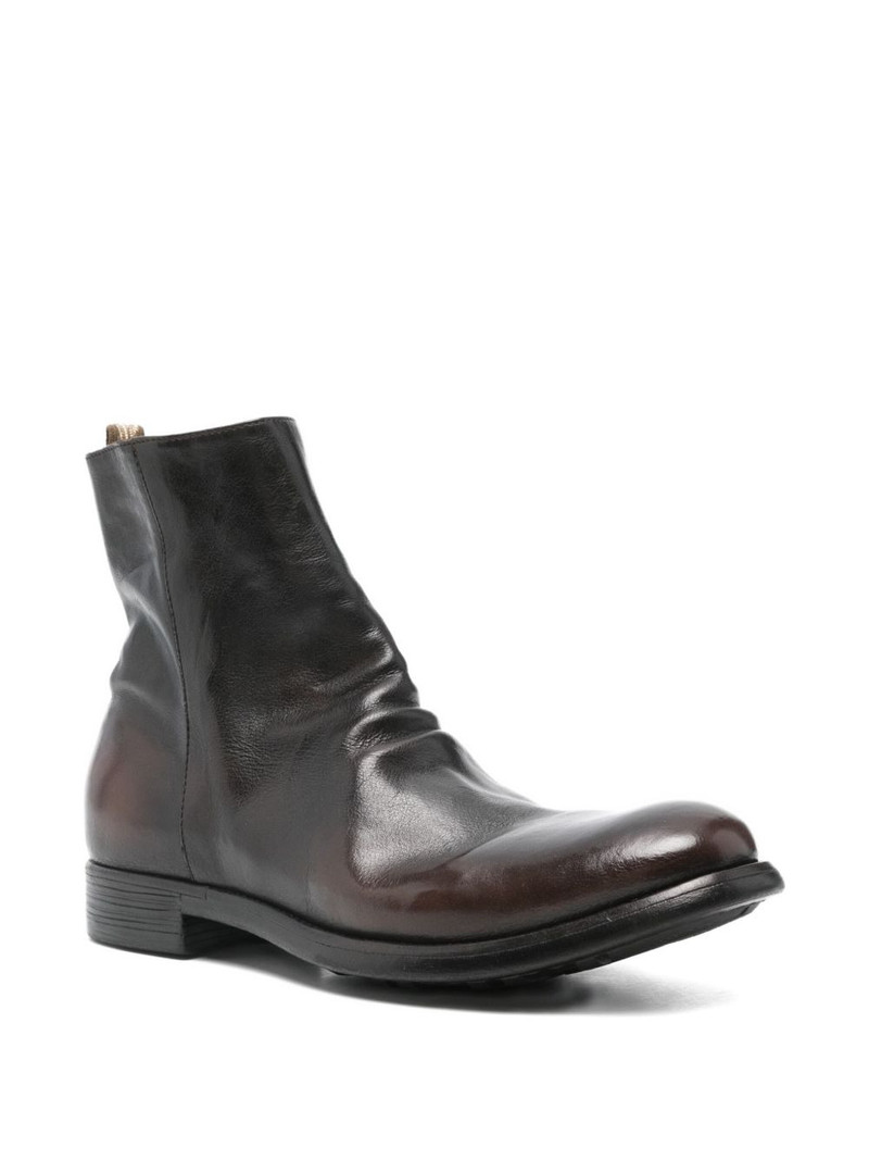 OFFICINE CREATIVE Chronicle leather boots outlook