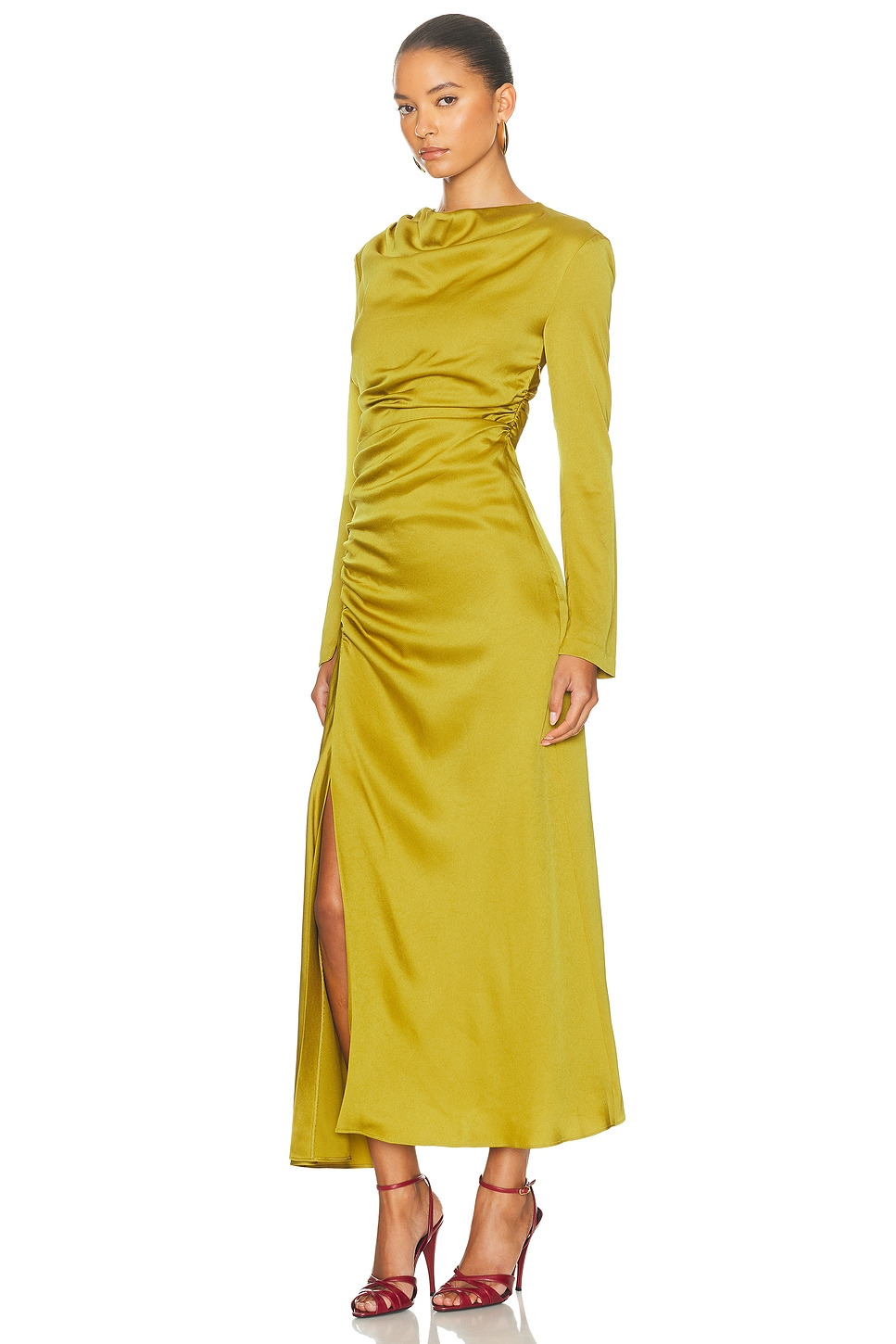 Odess Long Sleeve Midi Dress - 3