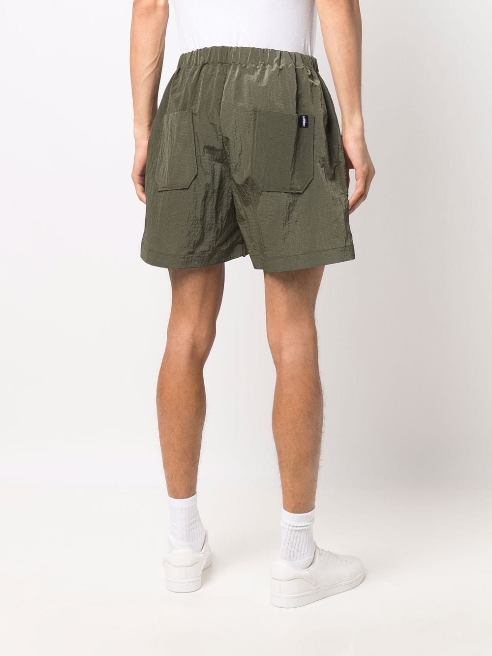 logo-patch track shorts - 4
