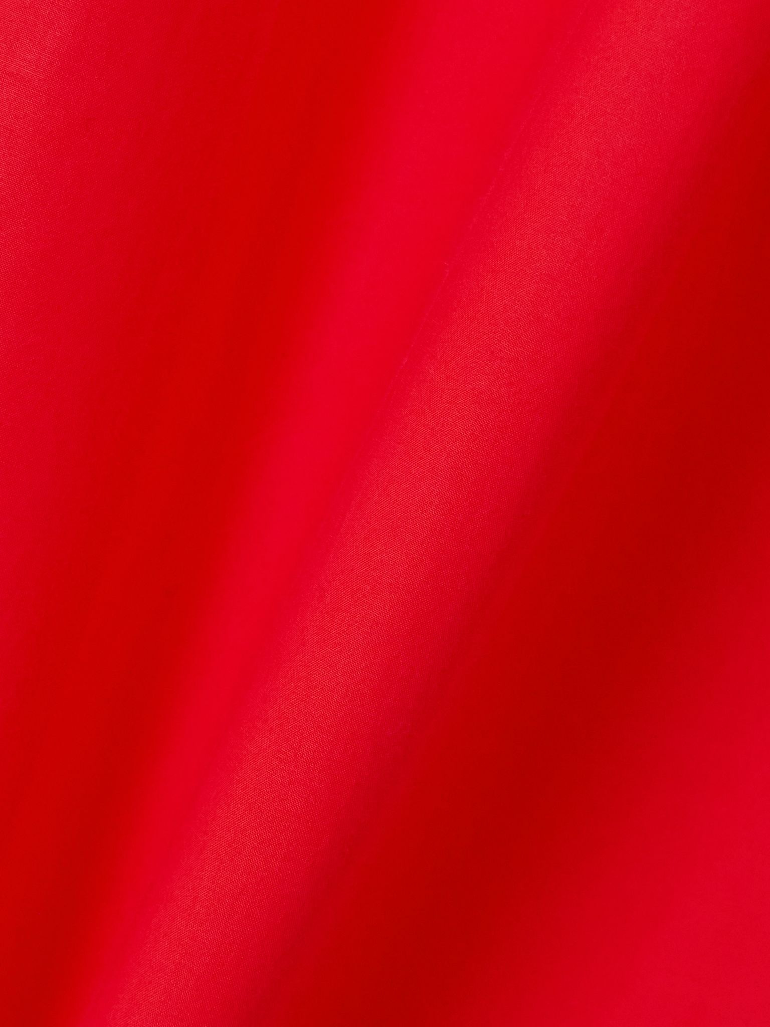 Calren oversized cotton-poplin maxi shirt dress Red - 6