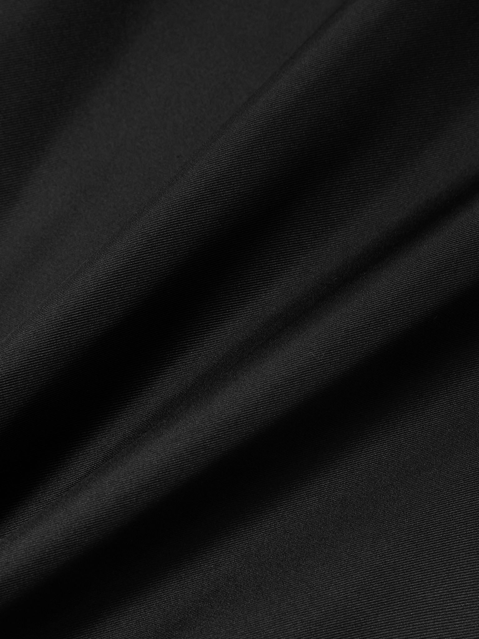 Nada silk-twill midi dress Black - 4