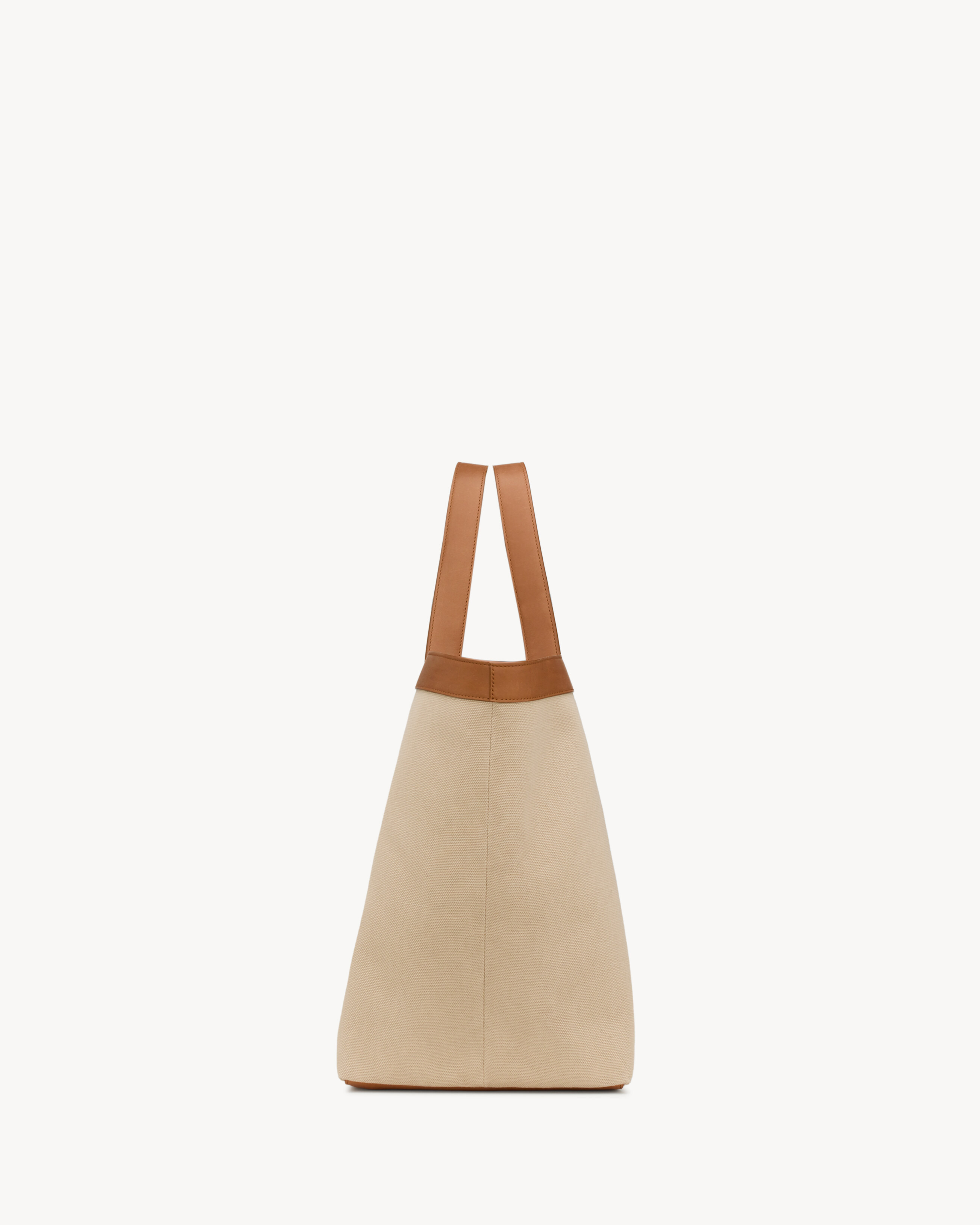 Y TOTE IN CANVAS AND LEATHER - 3