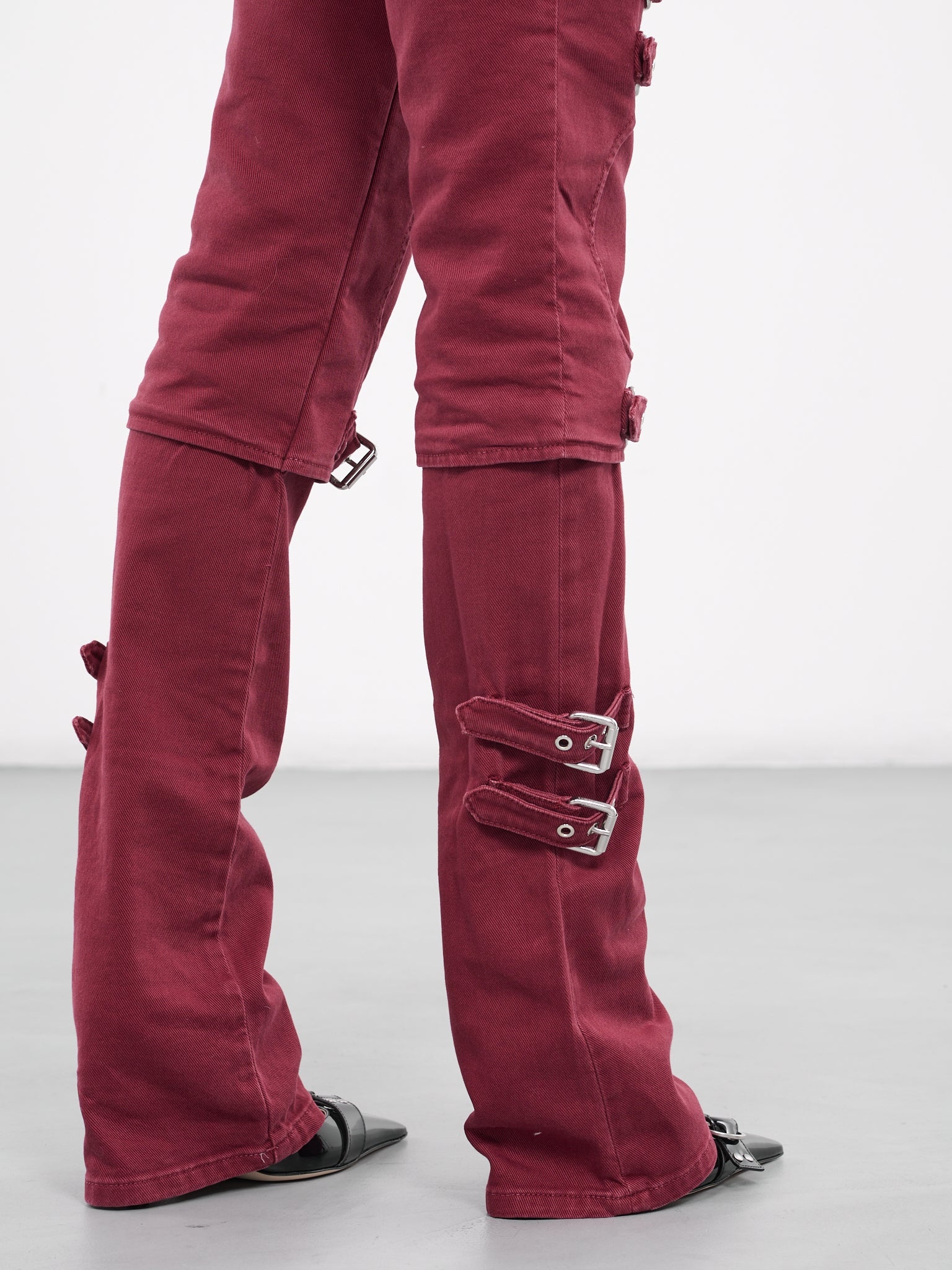 Boyfriend Buckle Jeans - 5