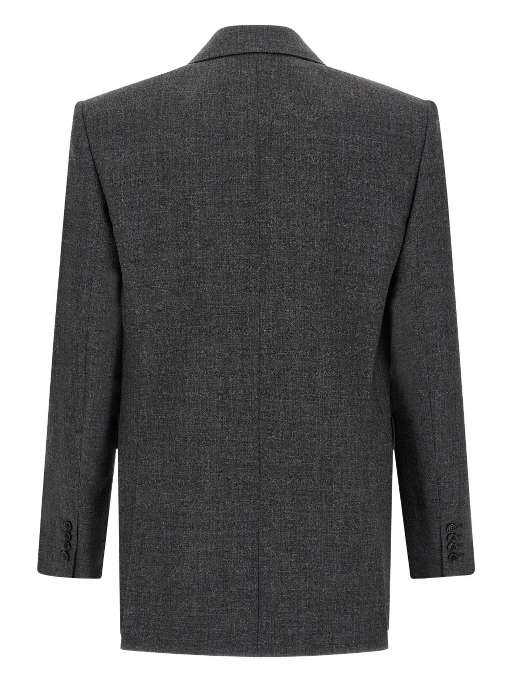 double-breasted peak-lapel blazer - 2
