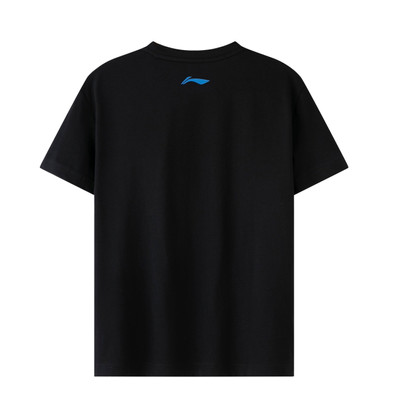 Li-Ning Li-Ning Table Tennis Graphic T-shirt 'Black' ATST031-3 outlook