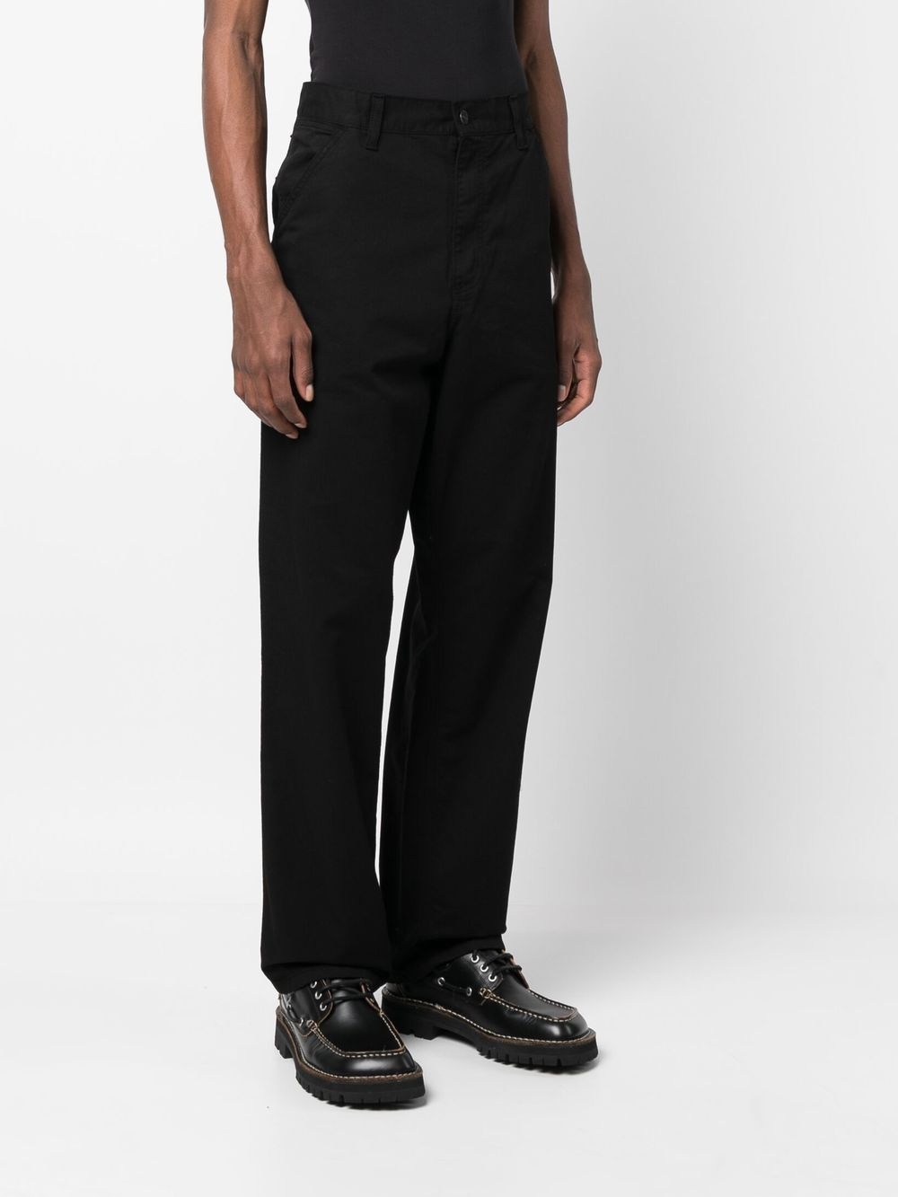 Abbott logo straight trousers - 3