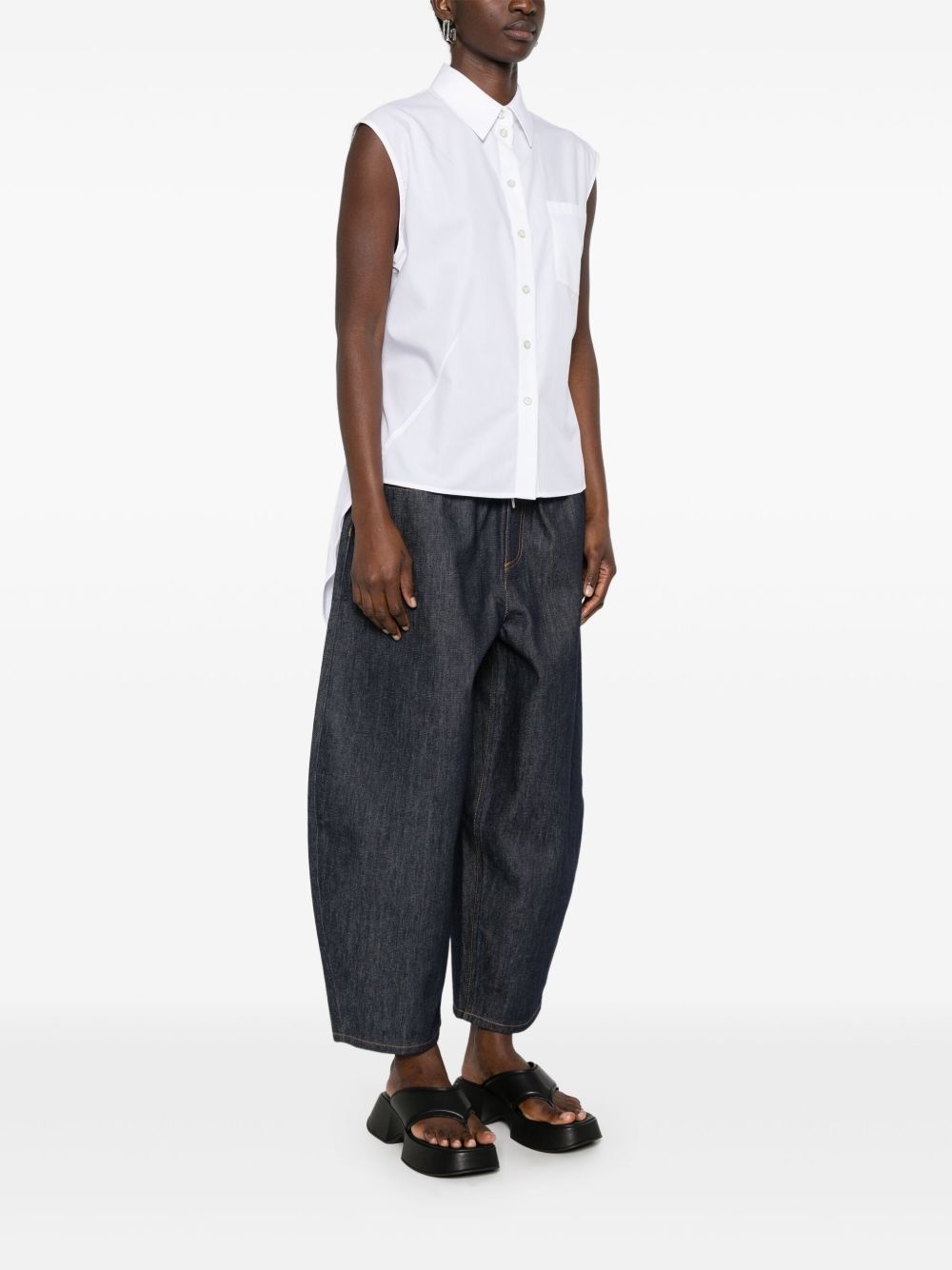 Apex Tail sleeveless shirt - 3