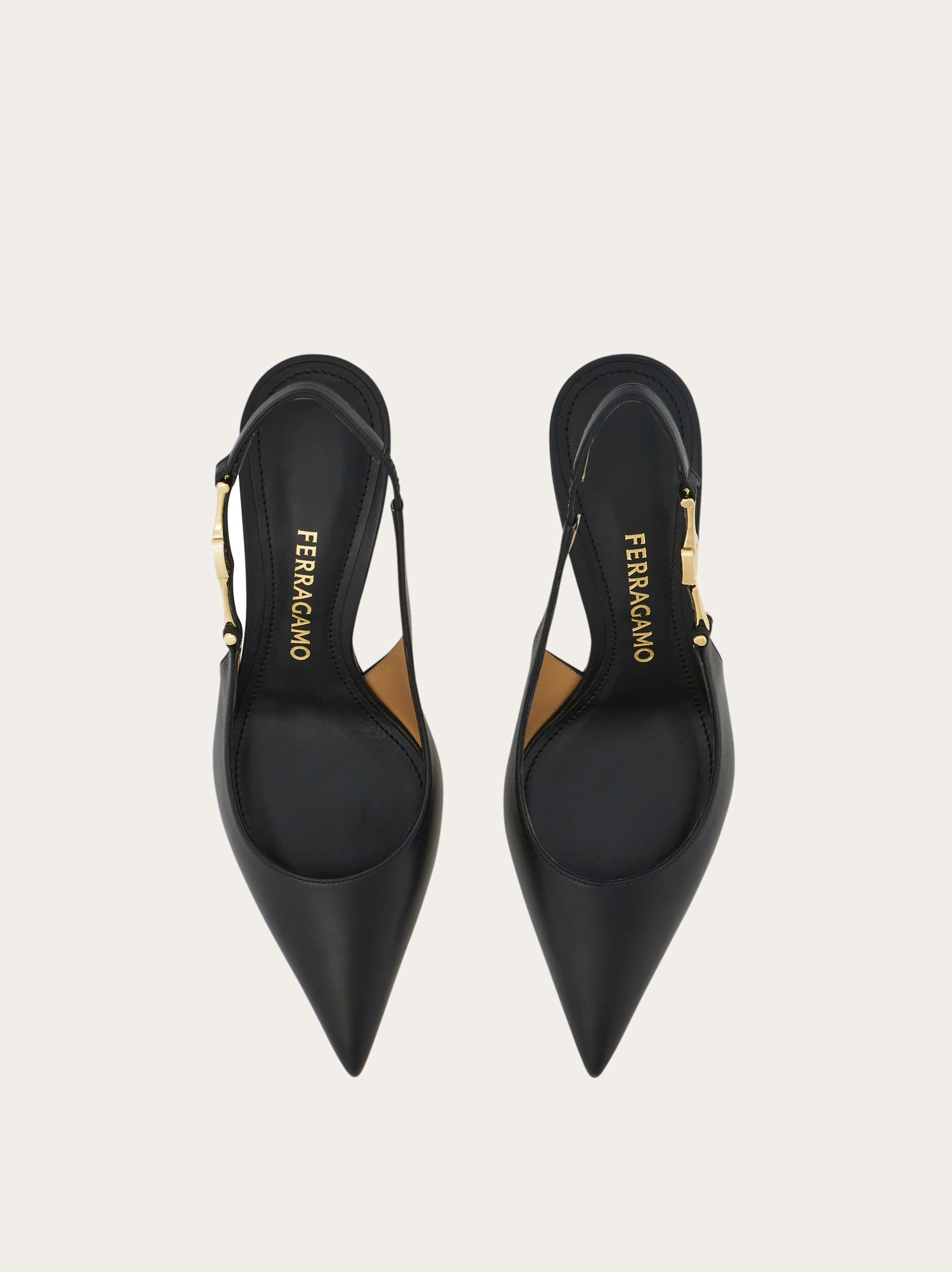 F buckle slingback pump - 2