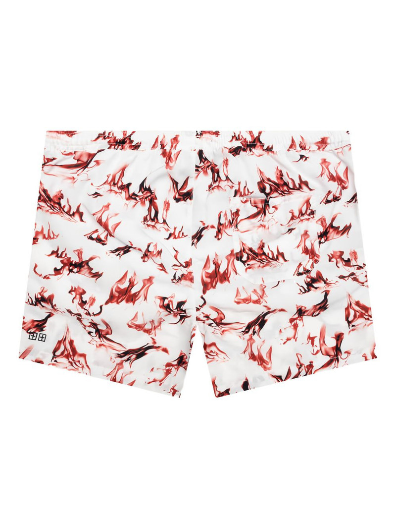 Burnt Board-print drawstring shorts 1