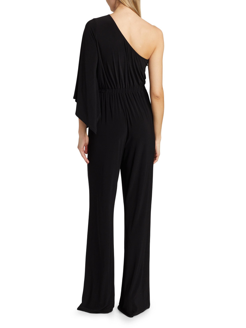 Women's Miranda One-Shoulder Jumpsuit - Black 5
