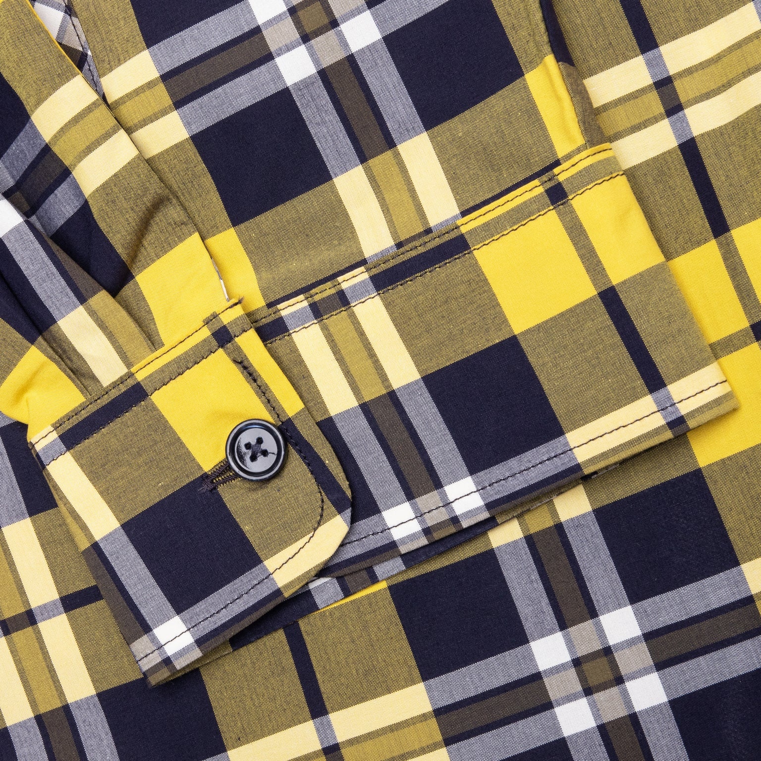 OVERSIZED ASYMMETRICAL SMOCK SHIRT - DARK YELLOW - 5