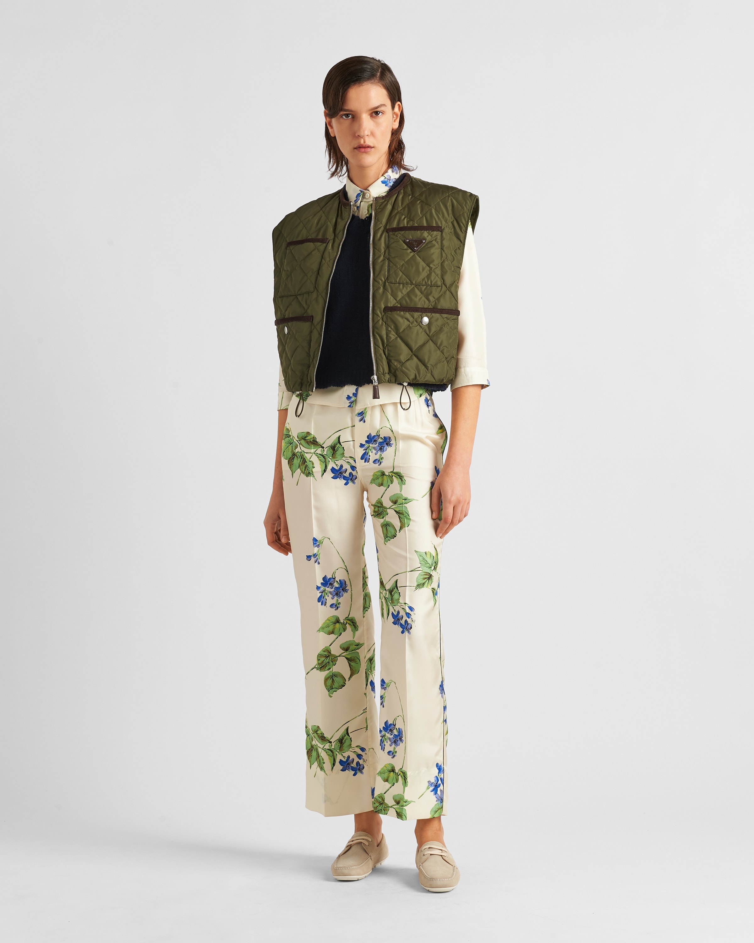 Quilted light Re-Nylon vest - 2