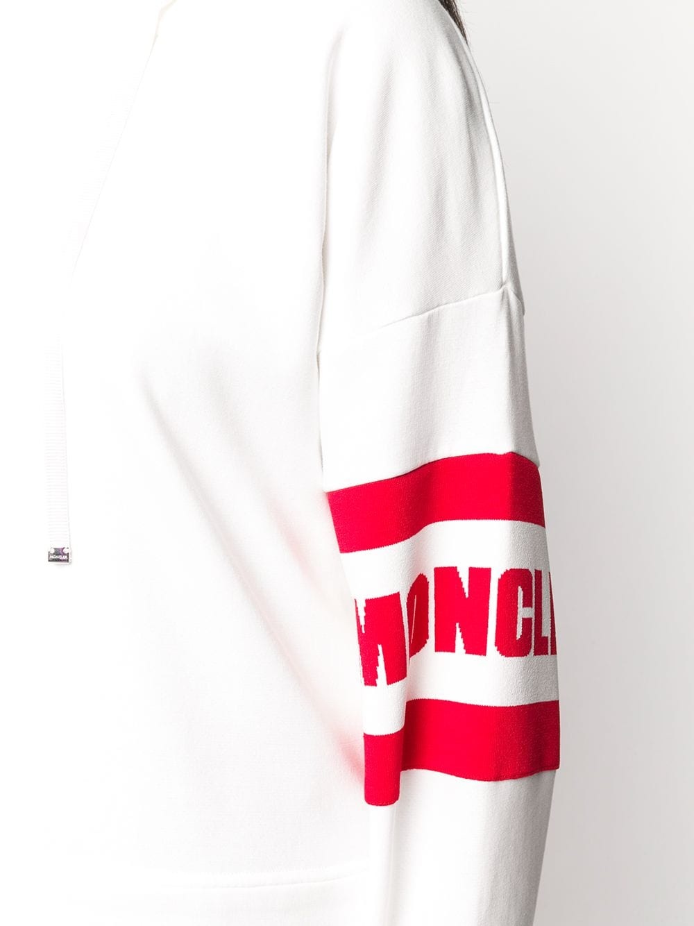 logo-stripe drawstring hoodie - 5