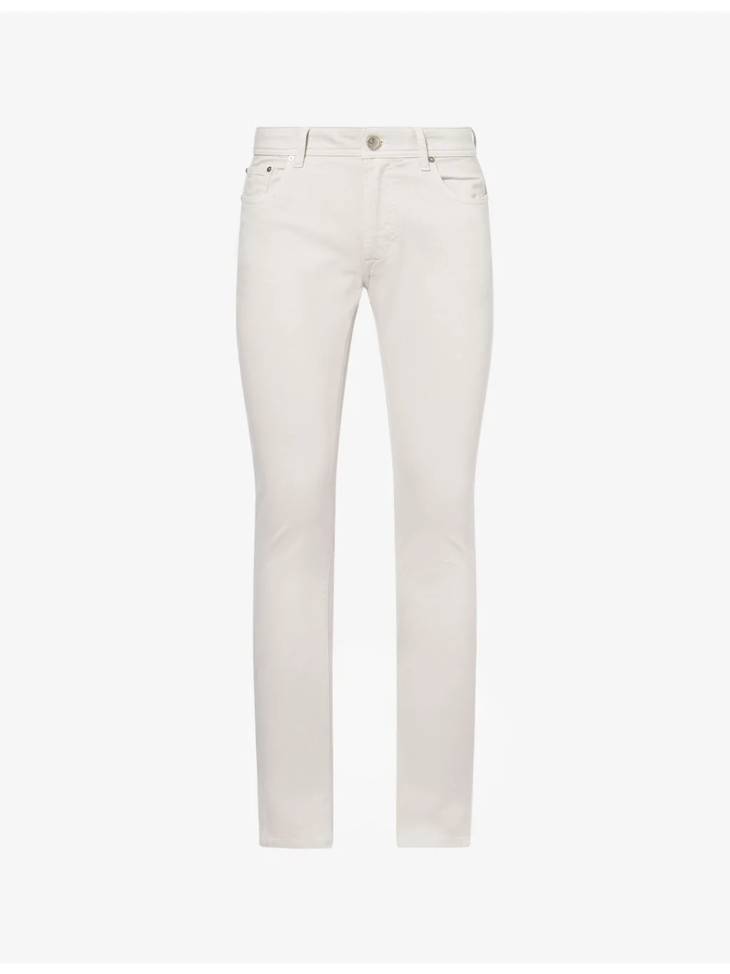 Regular-Fit Tapered-Leg Cotton Chino Trousers - 1