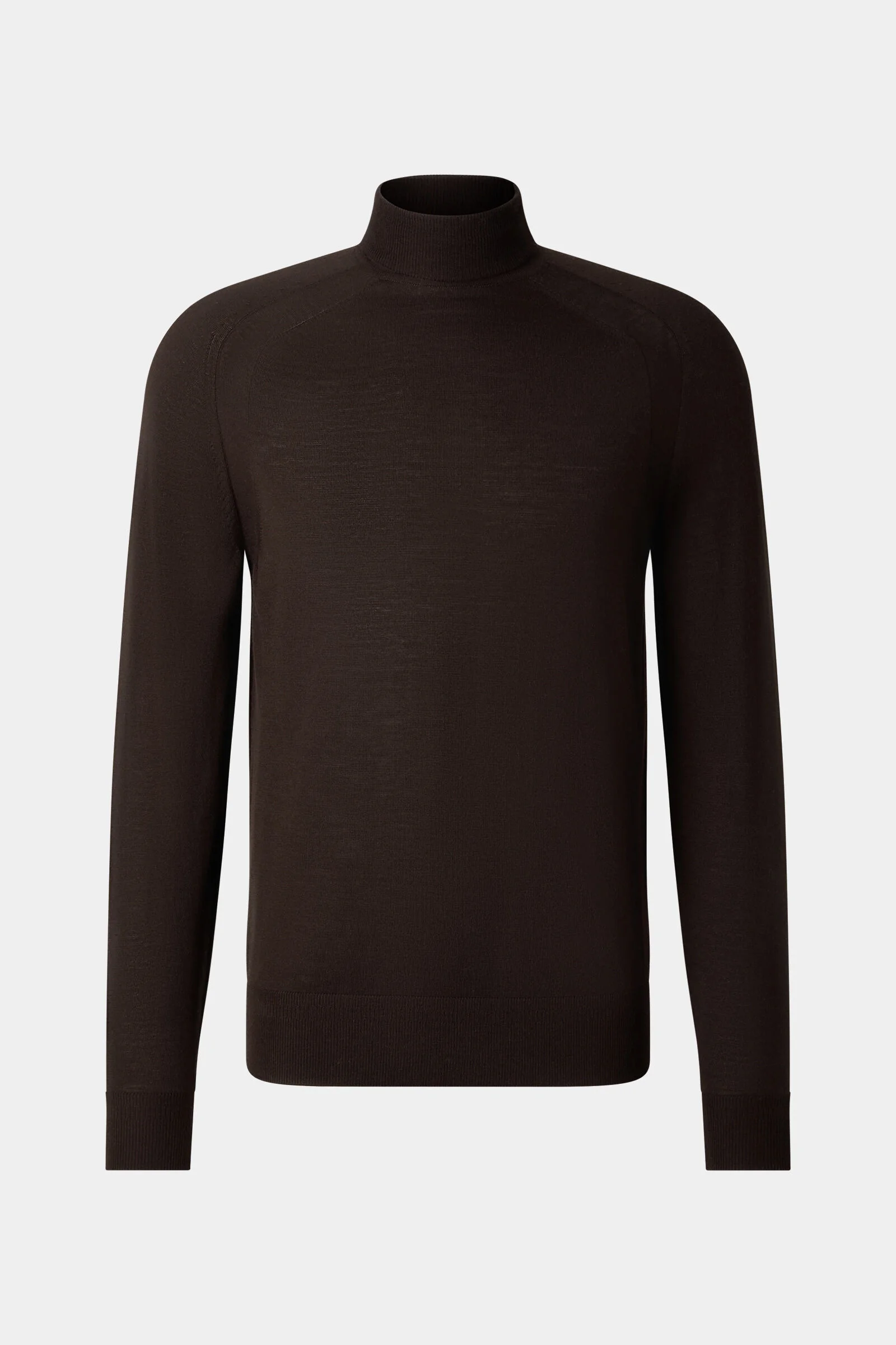 Gordon pure new wool and cashmere sweater in Dark brown - 1