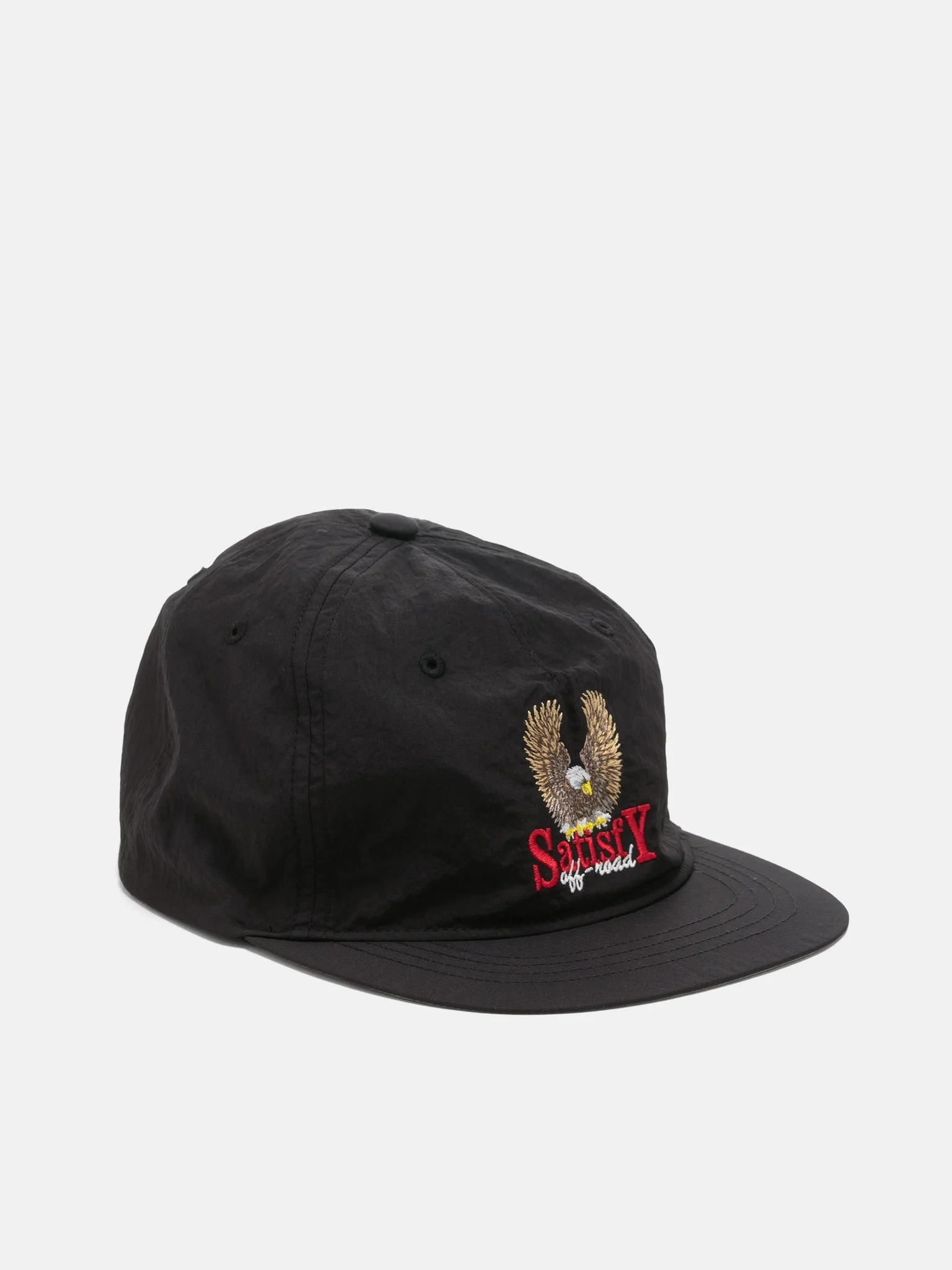 FliteSilk 5 Panel Pinch Cap Black - 1