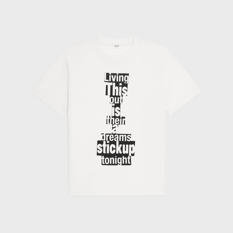 dash snow loose t-shirt in jersey cotton 1