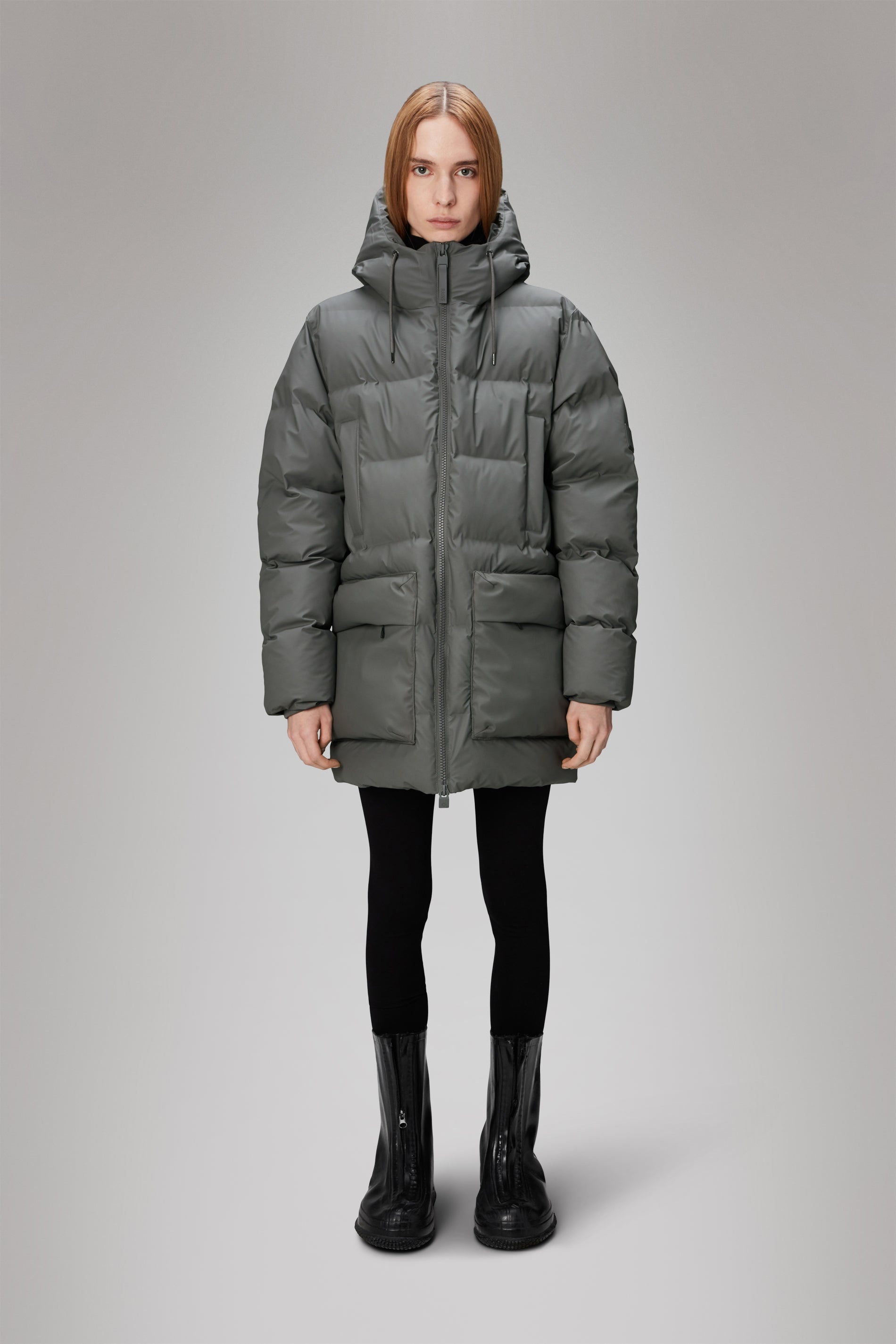 Alta Long Puffer Cargo Jacket - 2