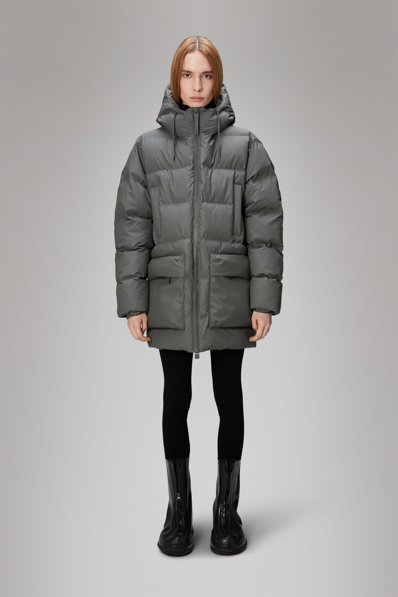 RAINS Alta Long Puffer Cargo Jacket outlook