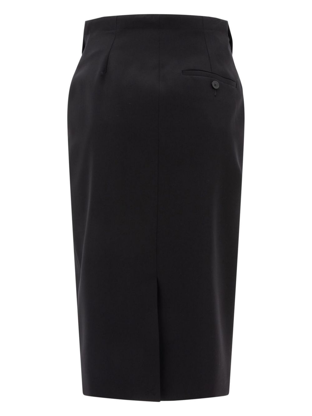 folded-edge midi skirt - 2