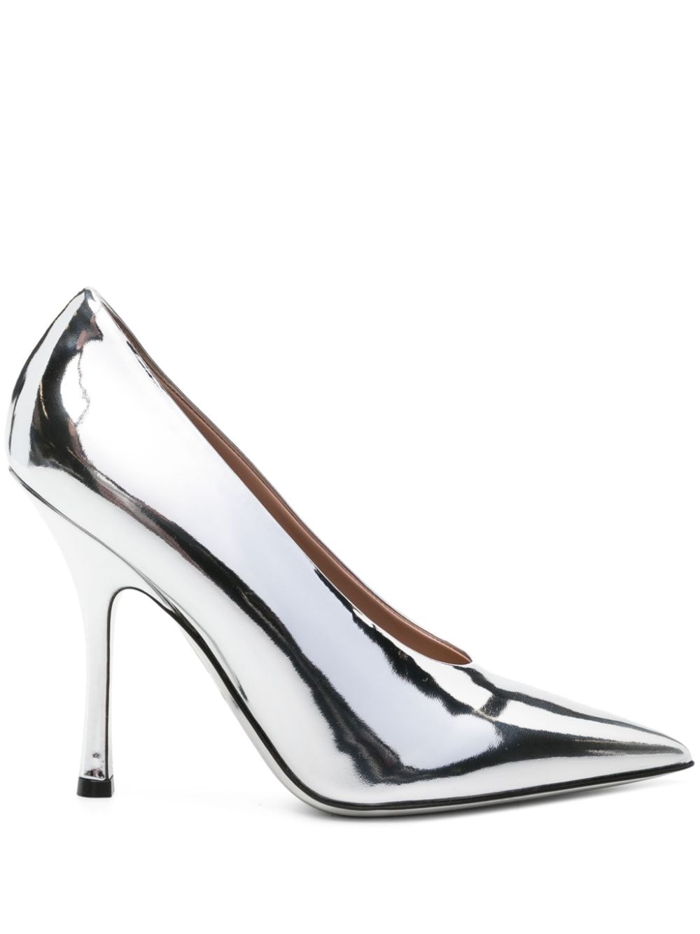 Nite-Out 110mm mirrored pumps - 1