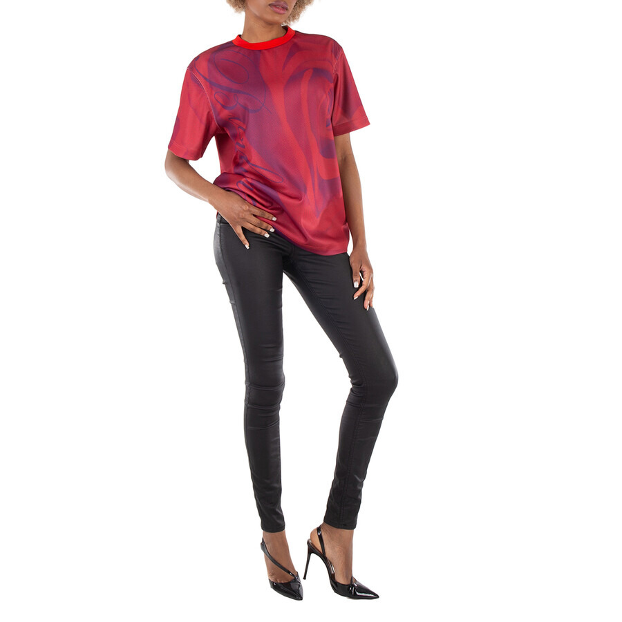 Burberry Rose Graphic And Logo Print T-Shirt - 2