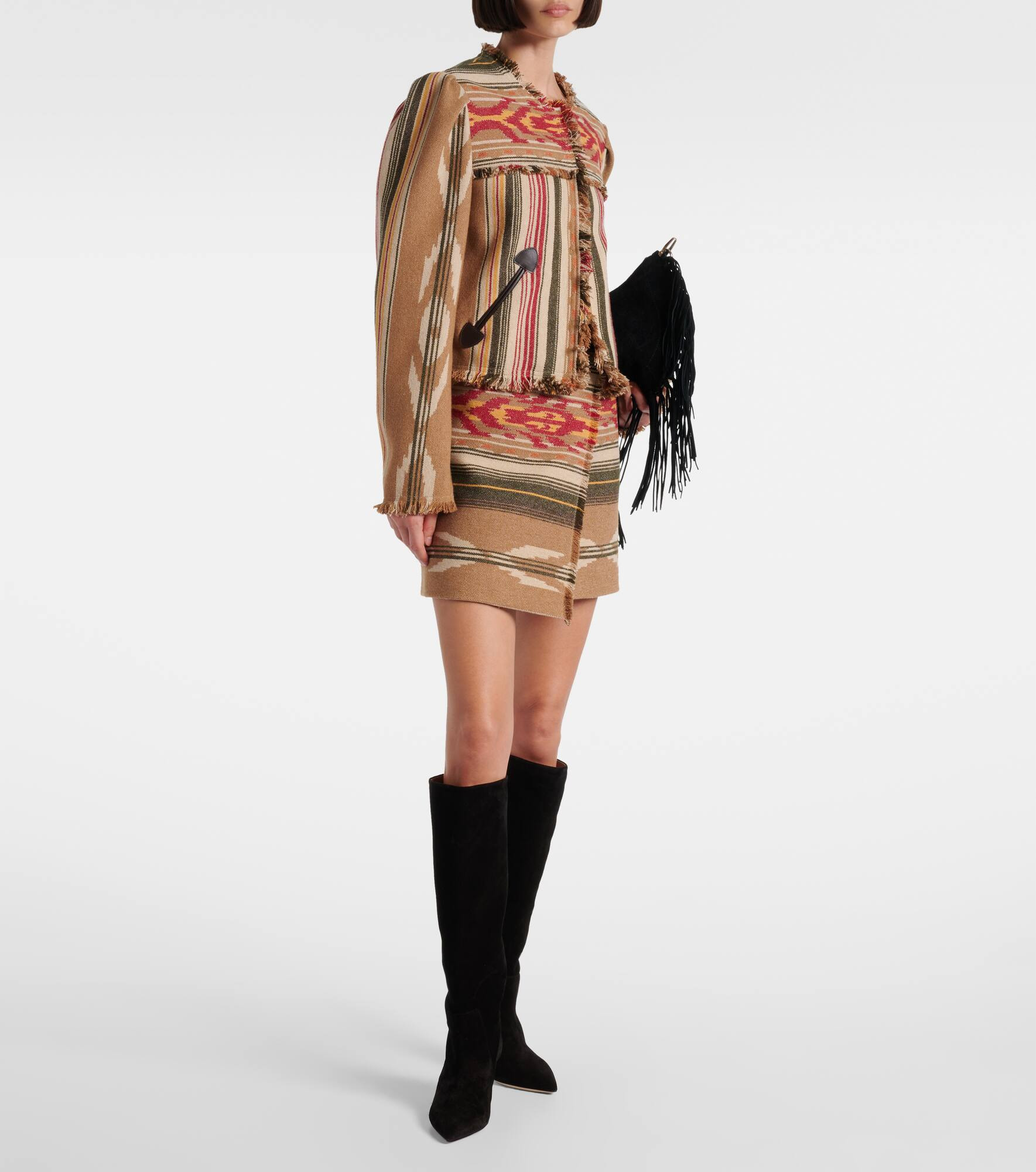 60 suede knee-high boots - 3