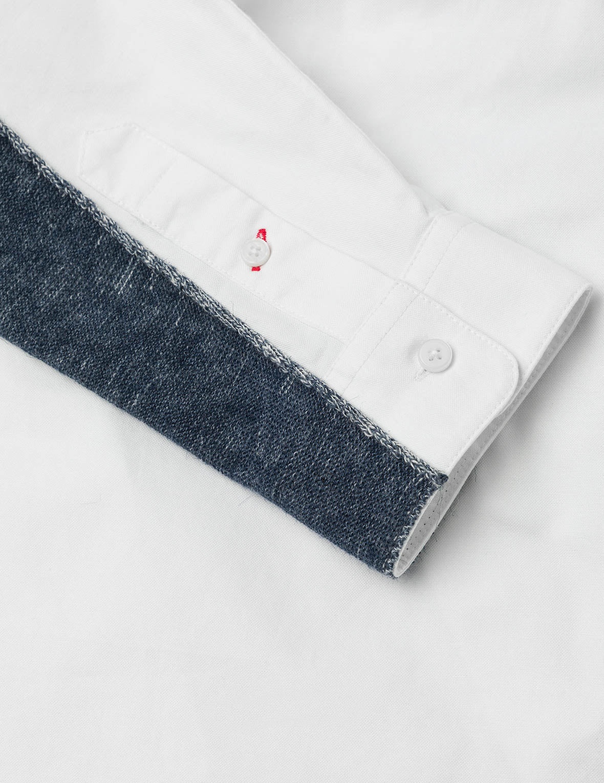 2-in-1 Seagull and Kamon Embroidery Relax Fit Shirt - 10
