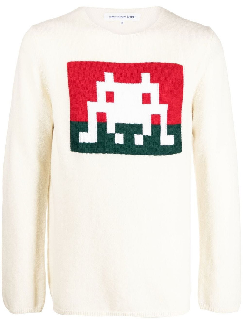 패턴-intarsia 니트 점퍼 1