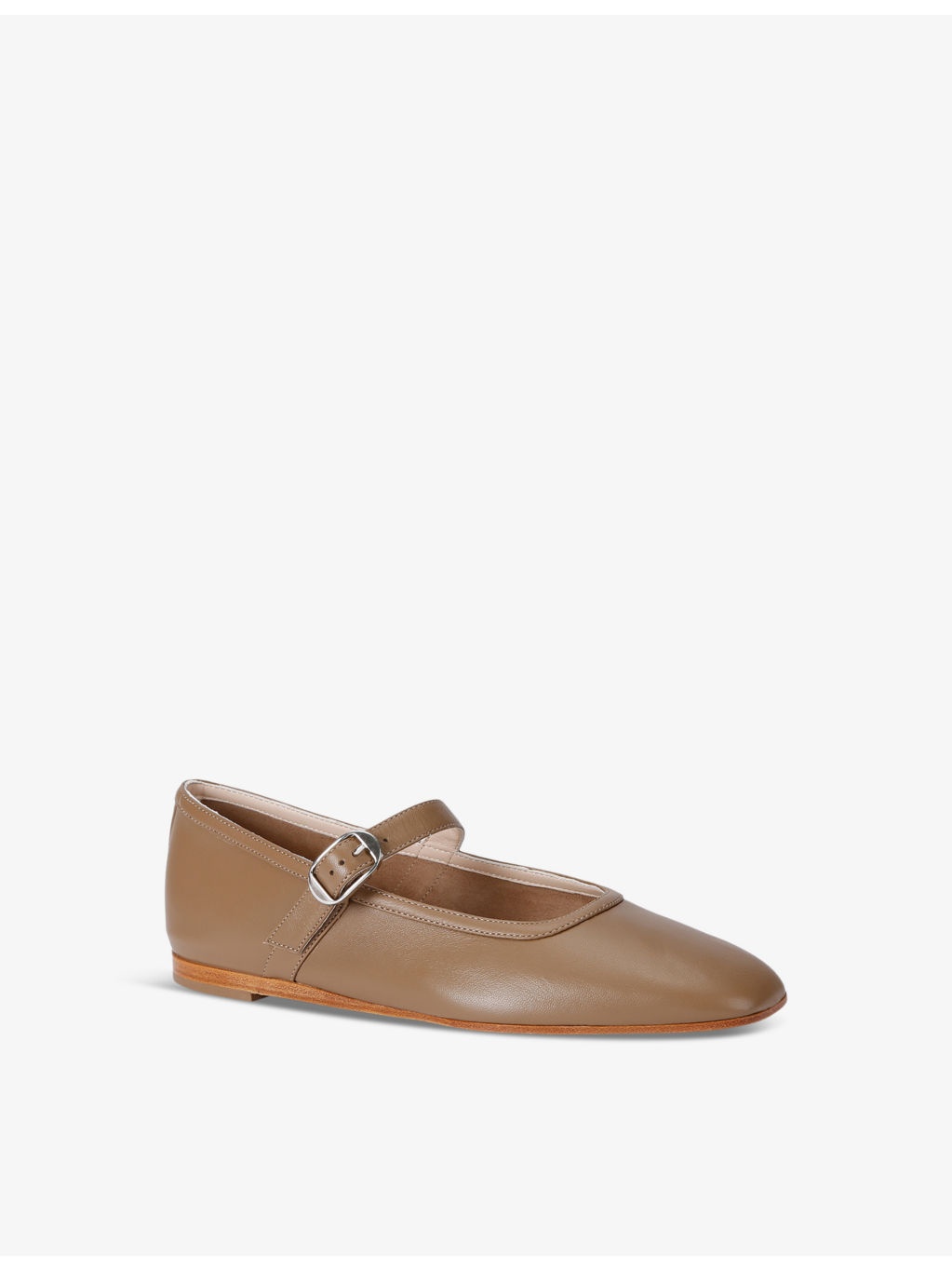 Mary Jane leather ballet flats - 3