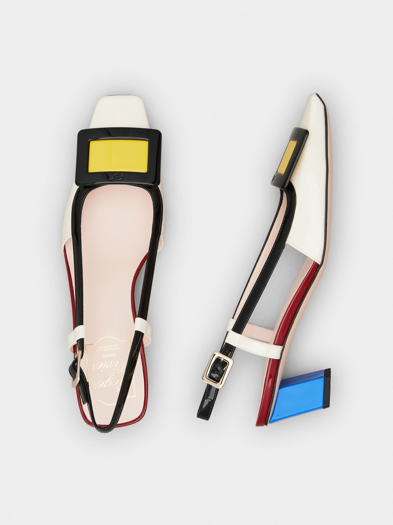Belle Vivier Slingback Pumps in patent leather 7