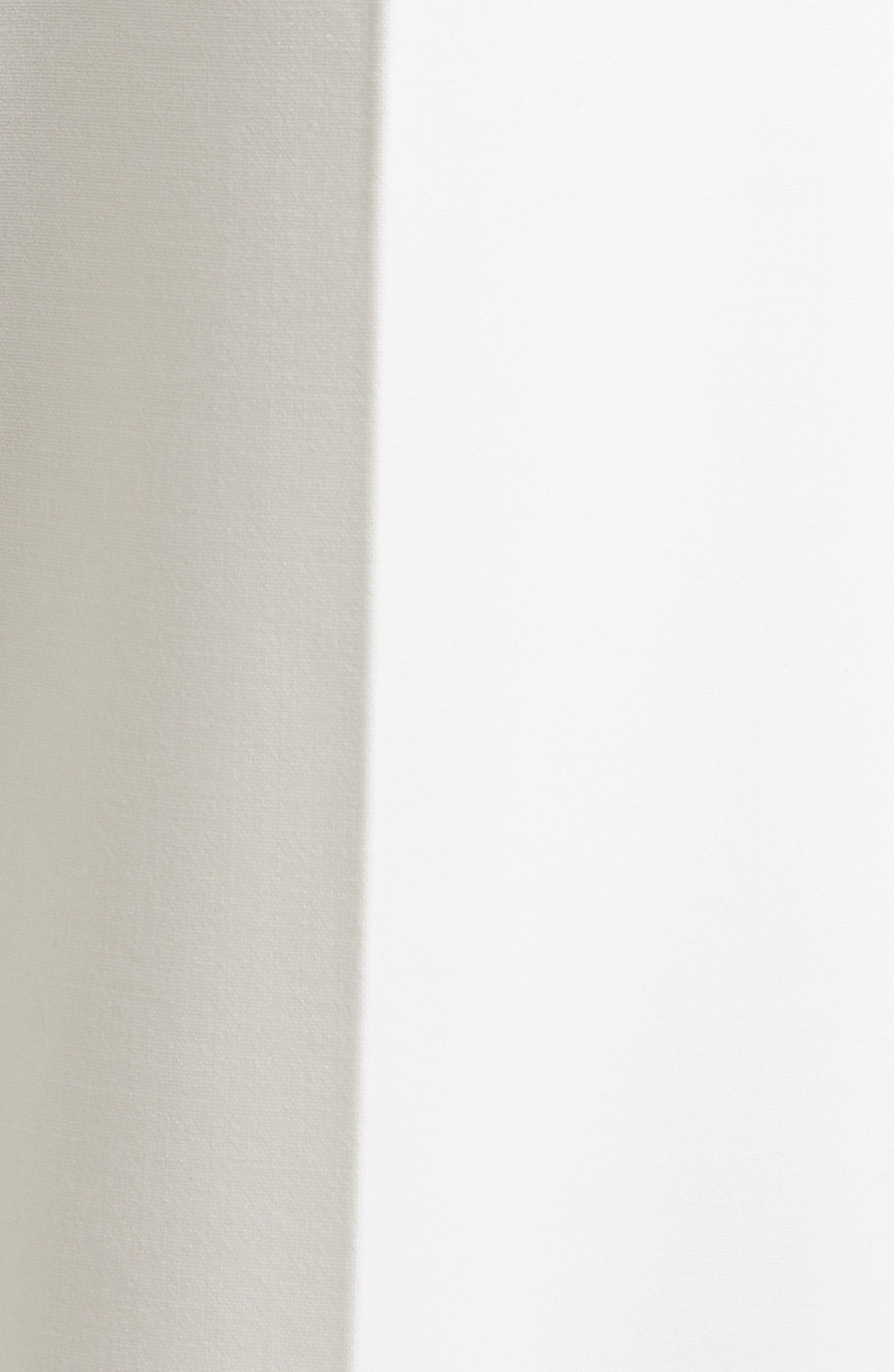 Max Mara Polonia Wide Leg Stretch Virgin Wool Canvas Pants in White at Nordstrom - 7