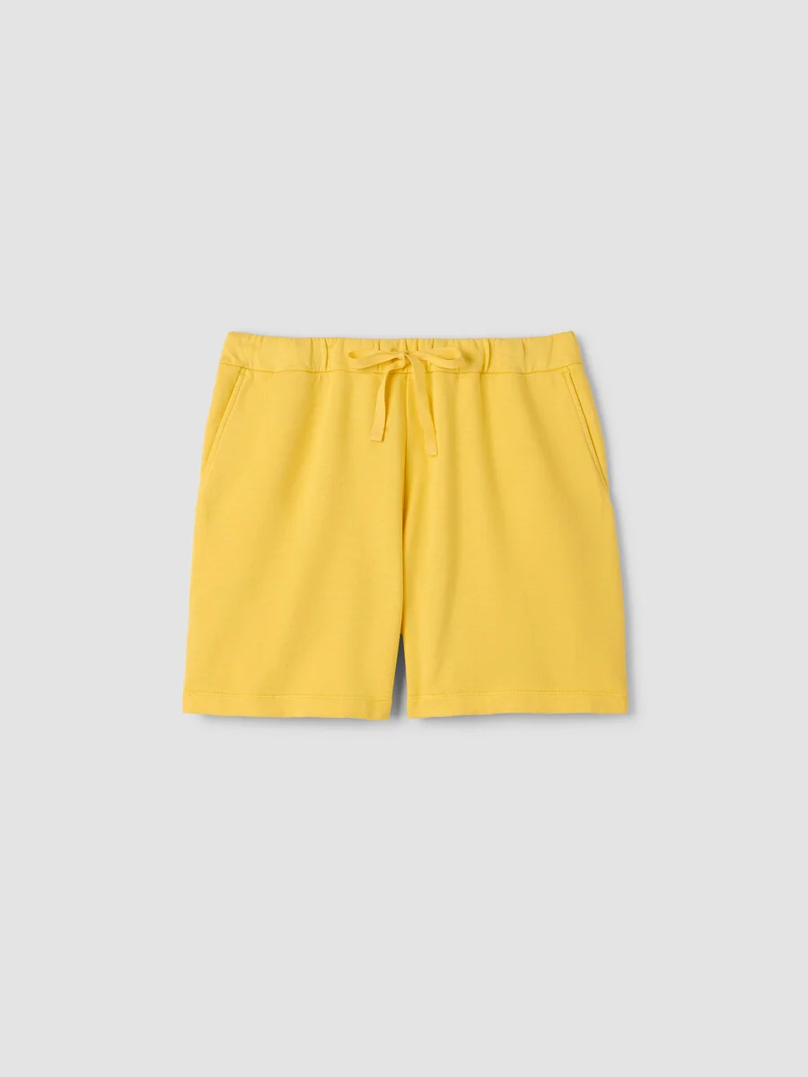 Garment-Dyed Organic Cotton Terry Walking Shorts - 1